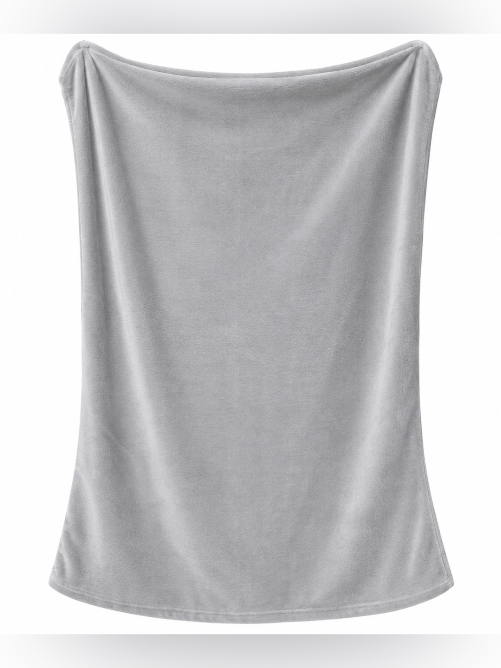 Squishmallows Gray Plush Pillow Case Cover Soft Velvety Replacement Case